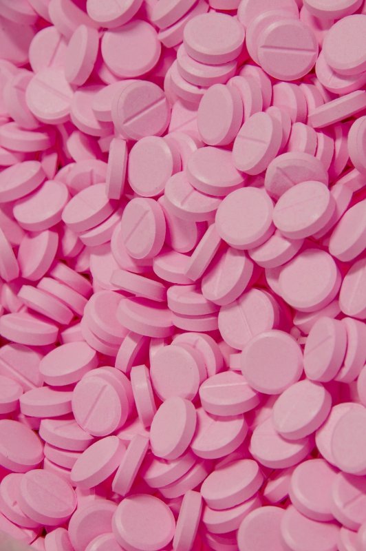Розовые таблетки красивые