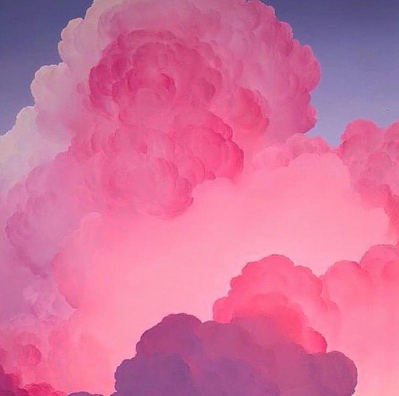 Розовые облака Эстетика
