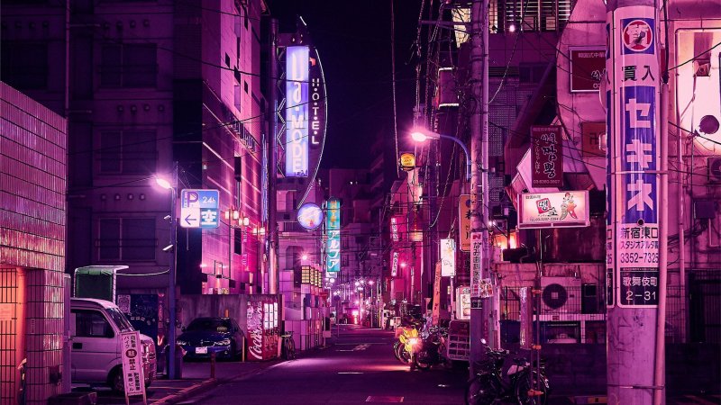 Япония Токио улицы