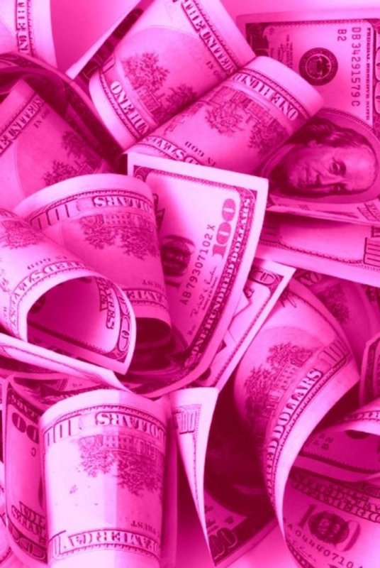 Розовая Эстетика деньги