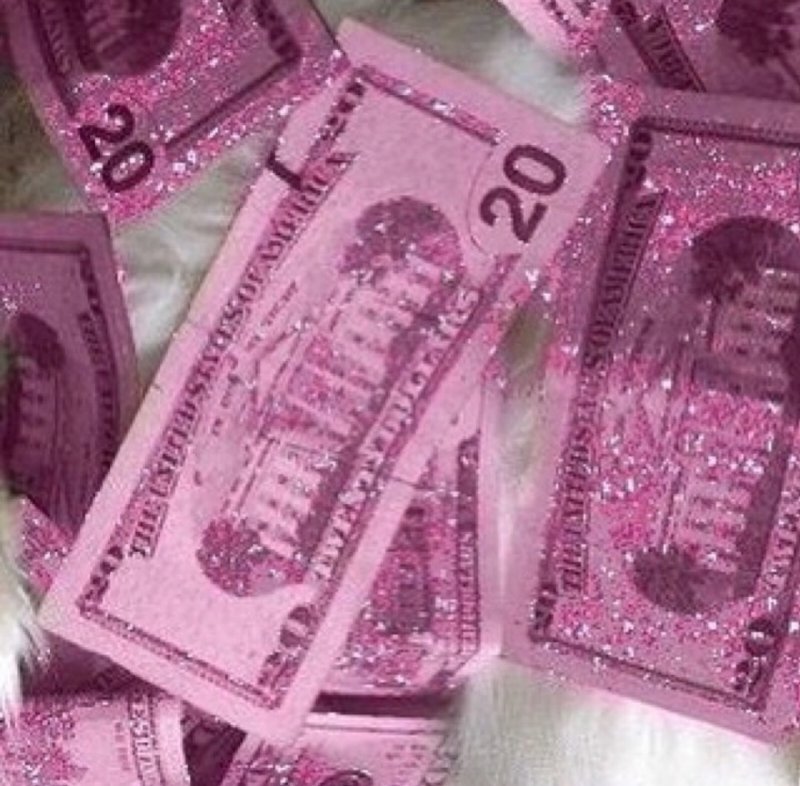 Розовые доллары фото