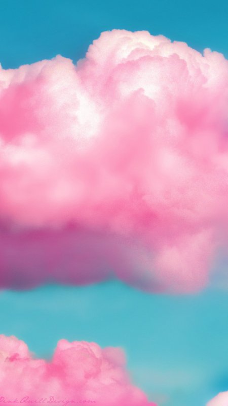 Розовые облака обои