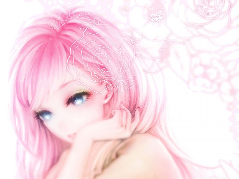 Розовые волосы