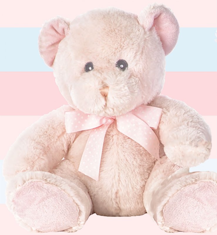 Мишка Тедди розовый