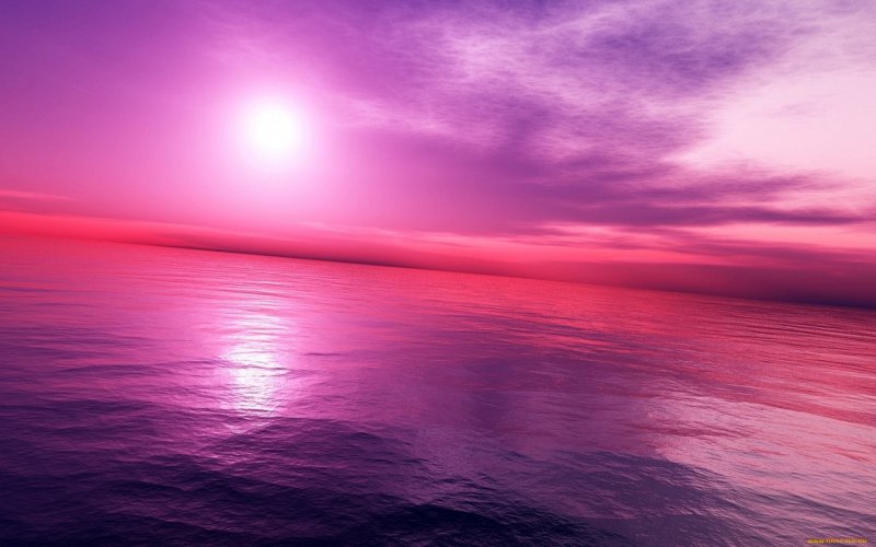 Море розового цвета