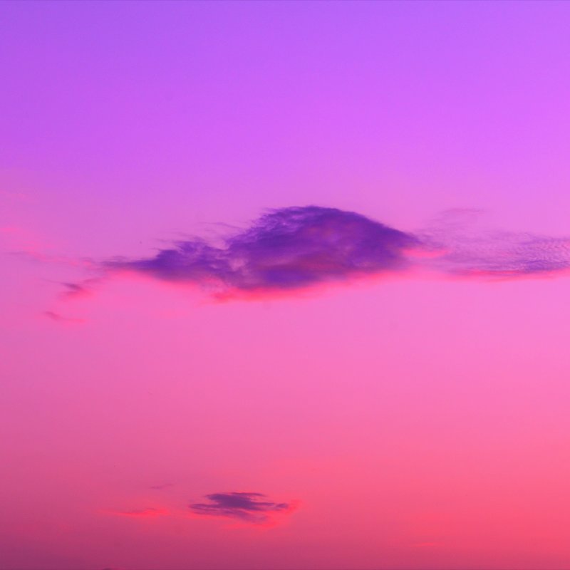 Картина розовое небо