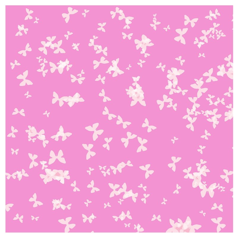 Бабочки розовые на розовом фоне