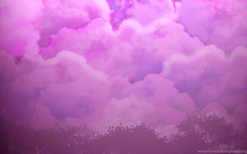 Фон облака розовые фиолетовые