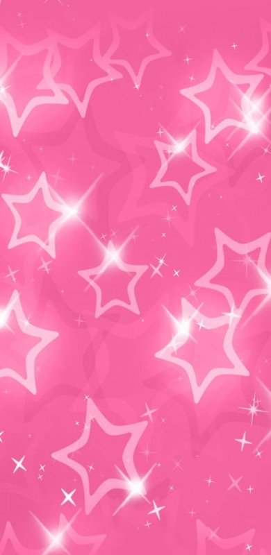 Розовый фон со звездами