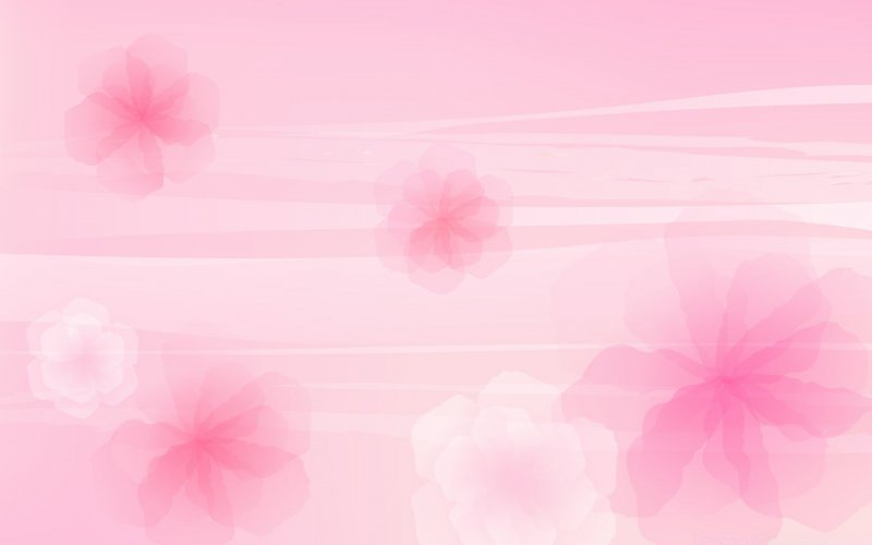 Розовый фон с цветочками