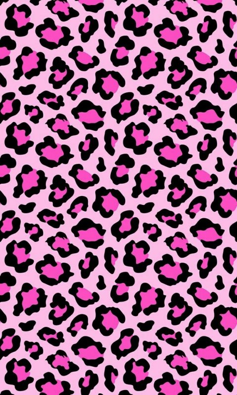 Леопардовый фон розовый