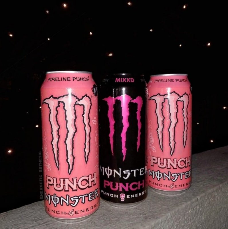 Энергетик Monster Energy розовый