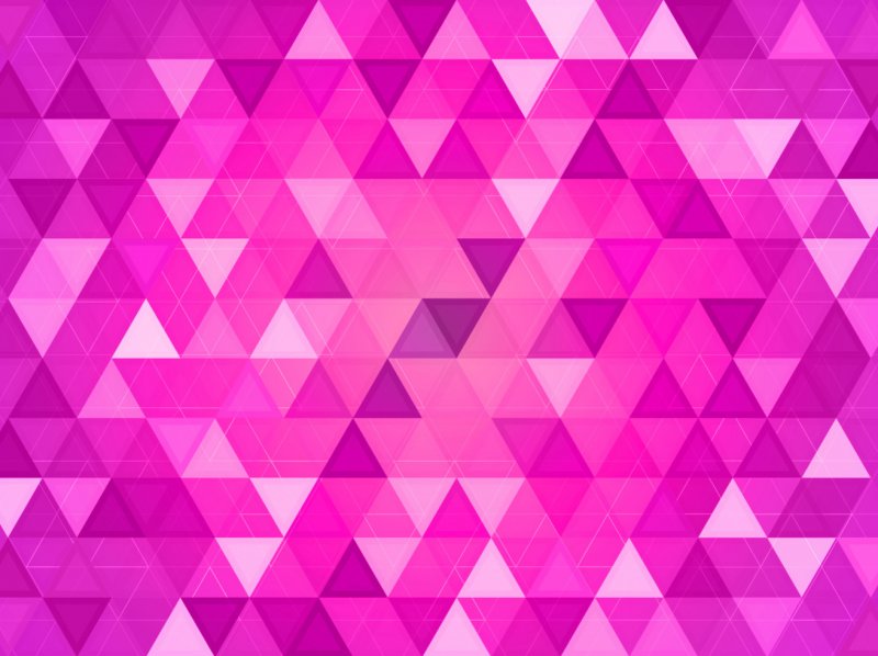 Розовый фон с геометрическими фигурами