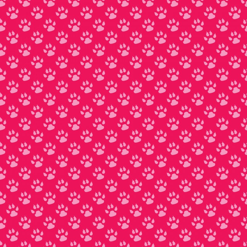 Собачьи лапки на розовом фоне