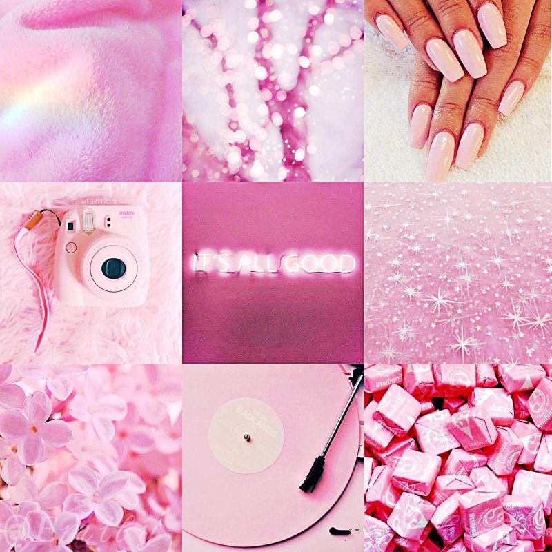 Эстетика красивая розовая