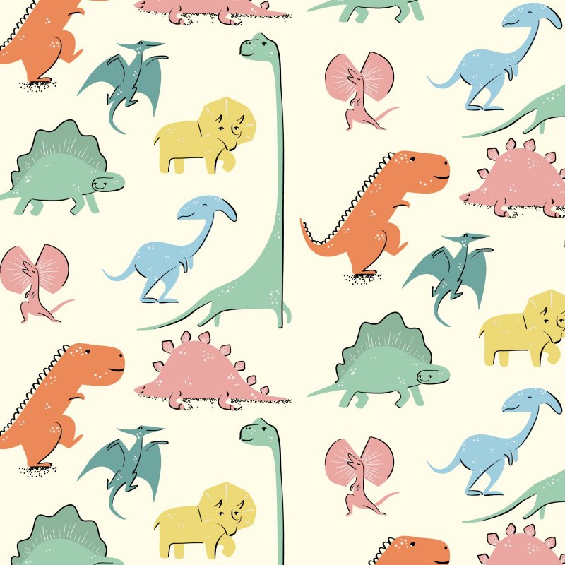 Динозавры орнамент