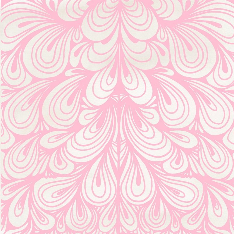 Розовый фон с орнаментом