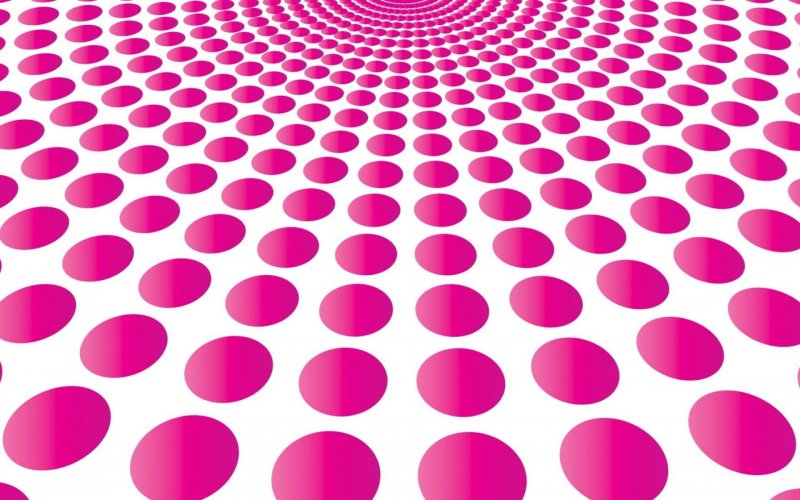 Розовый фон с кругами