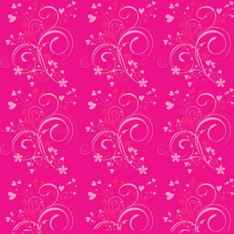 Розовый фон с узорами