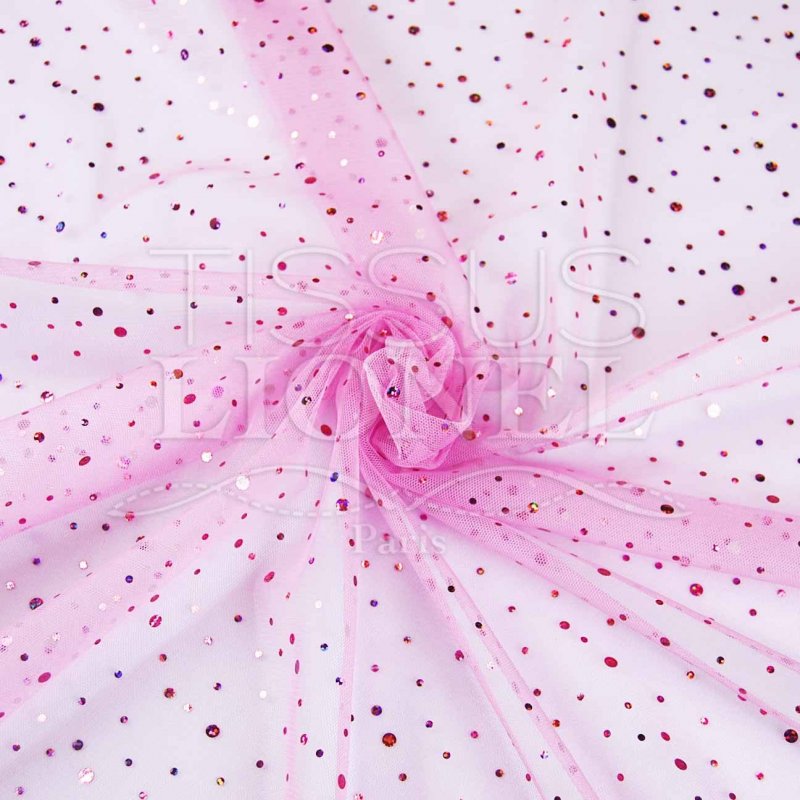 Блестящая розовая ткань