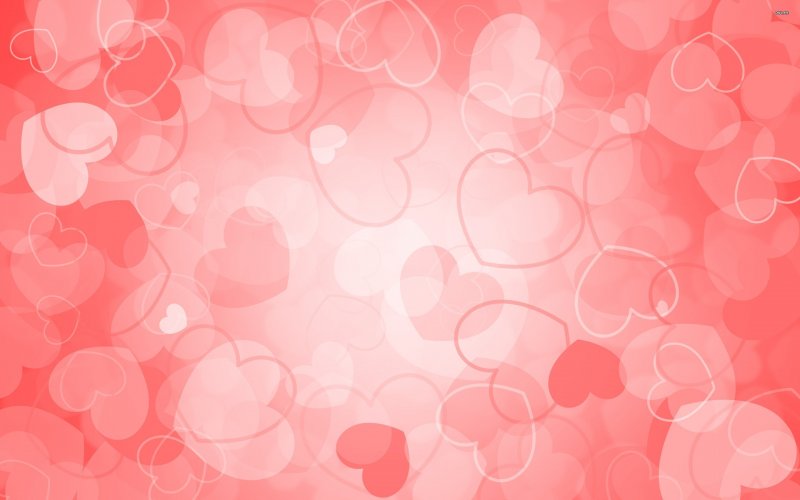Фон нежно розовый с сердечками (49 фото)