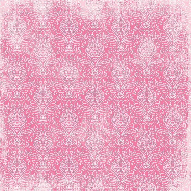 Красивая бумага для скрапбукинга розовая