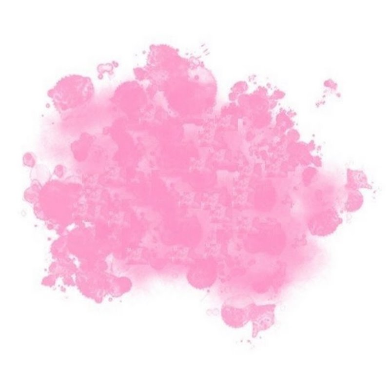 Розовое пятно на прозрачном фоне