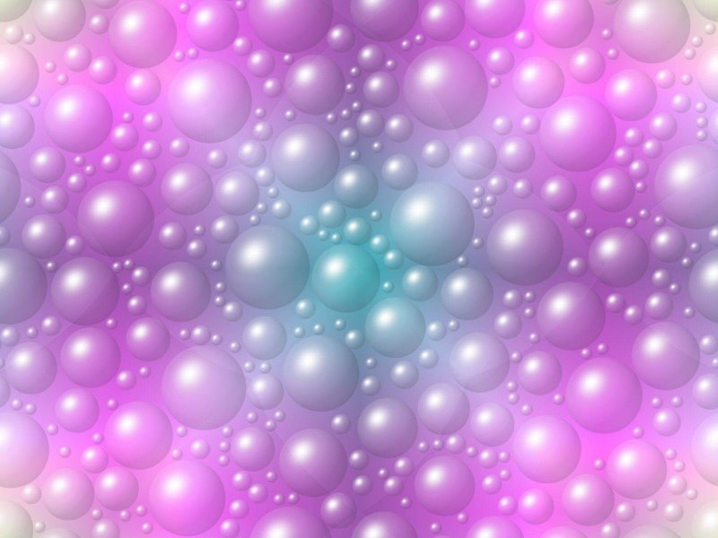 Фон разноцветные пузыри