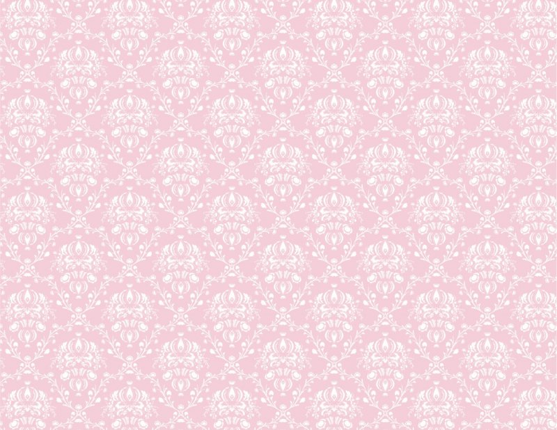 Розовые узоры на белом фоне
