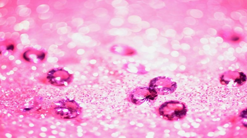 Розовые бриллианты россыпь
