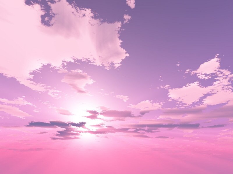 Светло розовое небо