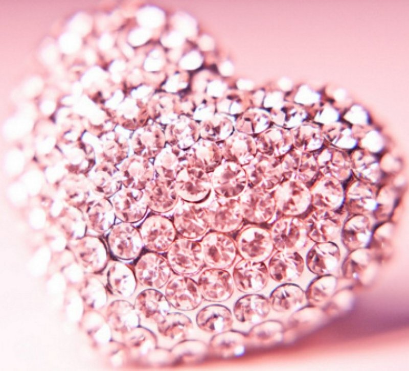 Блестящий Алмаз розовый