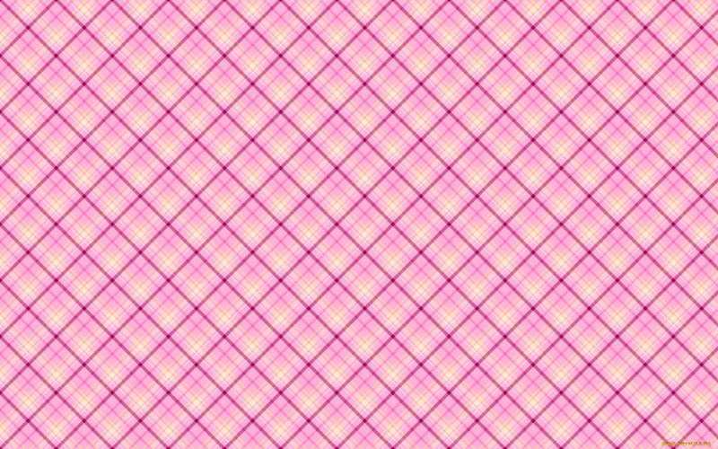 Розовый фон в клетку