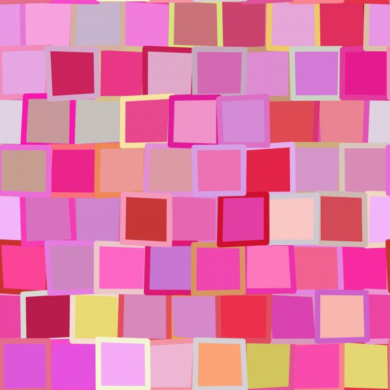 Фиолетово-розовый квадрат