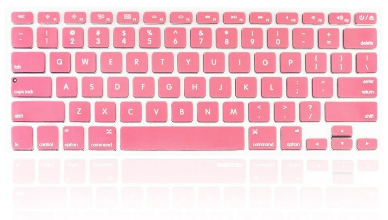Мини розовая клавиатура русская клавиатура