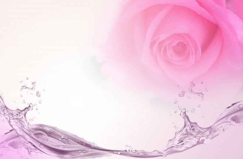 Розовая вода фон