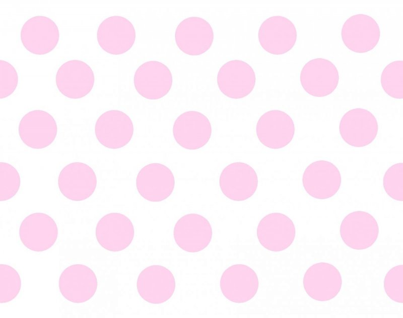 Белый фон с розовыми кружочками