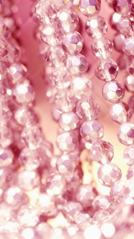 Розовые кристаллики