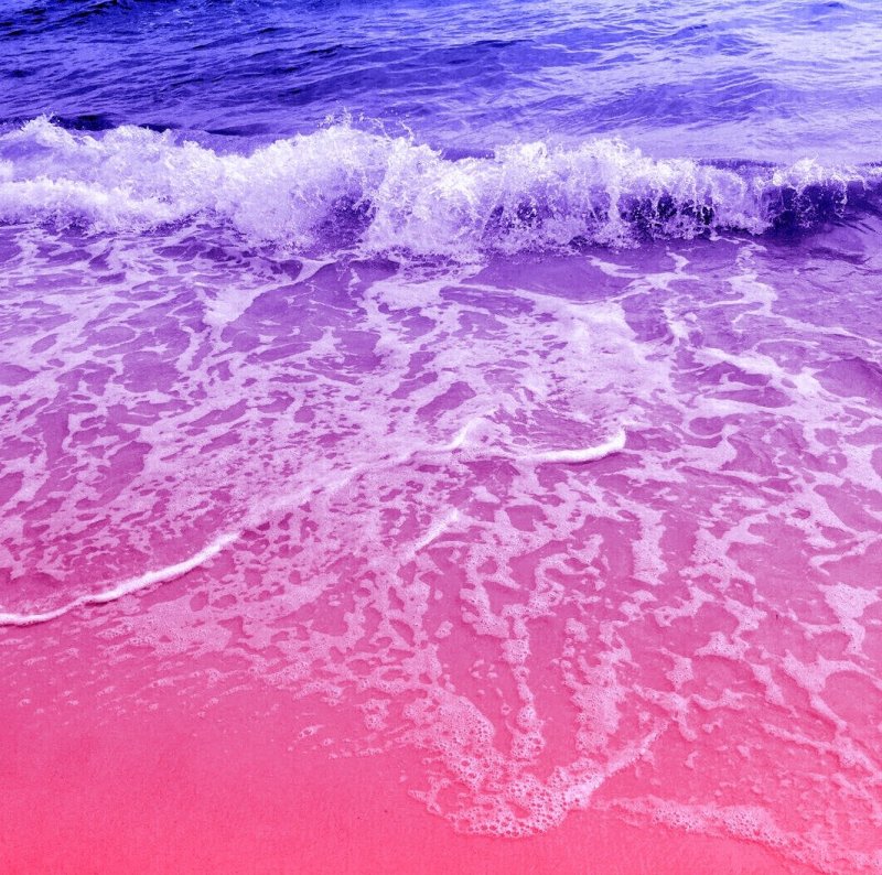 Море Эстетика розовое