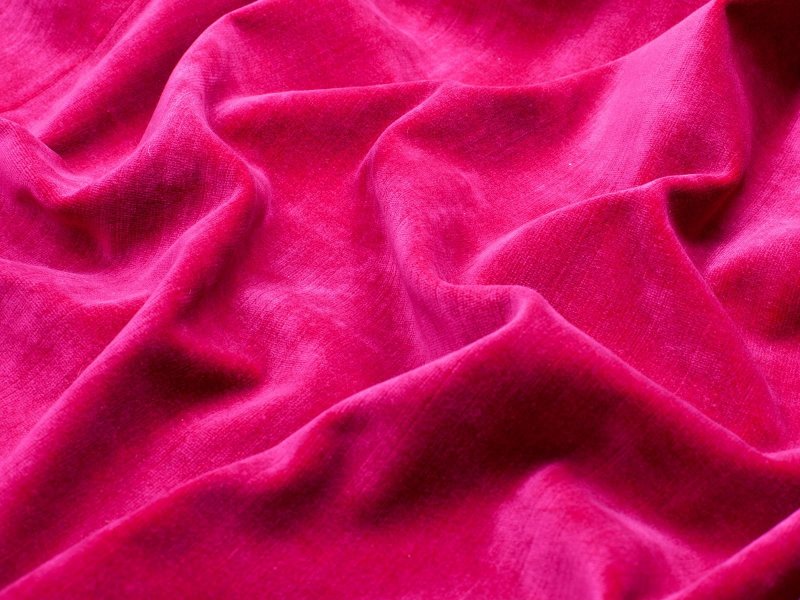 Розовый бархат ткань