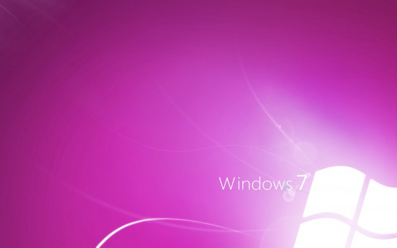 Windows в розовом фоне