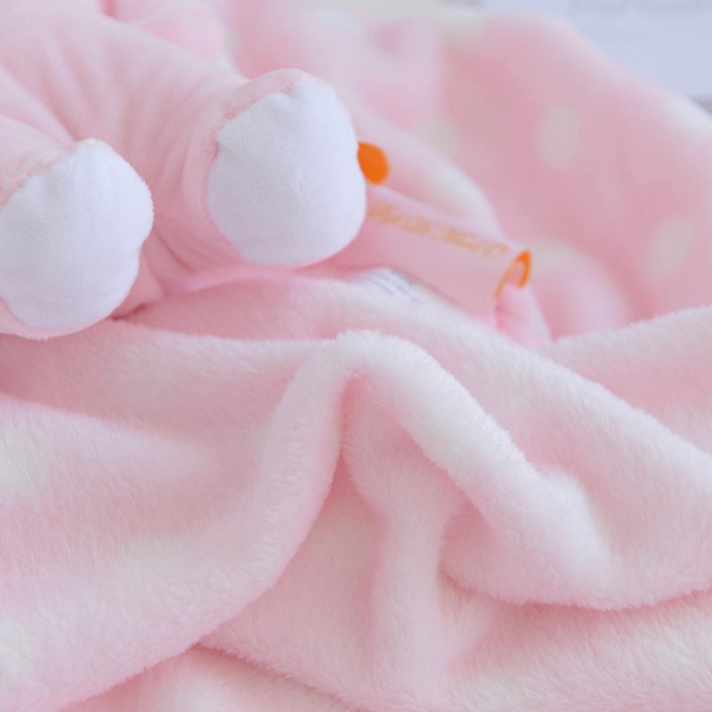 Одеяло розовое детское
