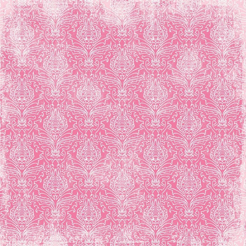 Бумага Скрапбукинг розовая