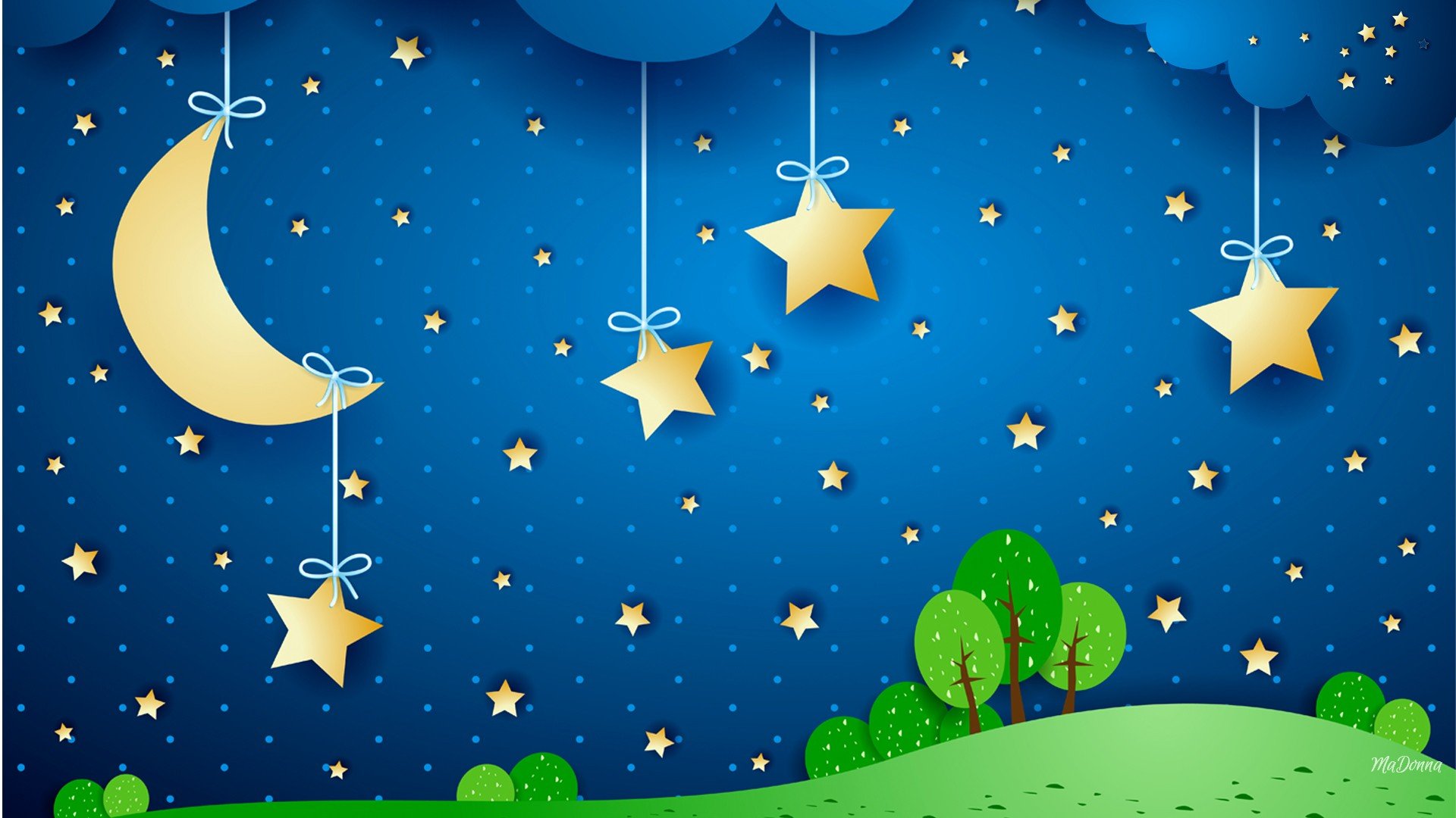 Картина звездного неба для детей