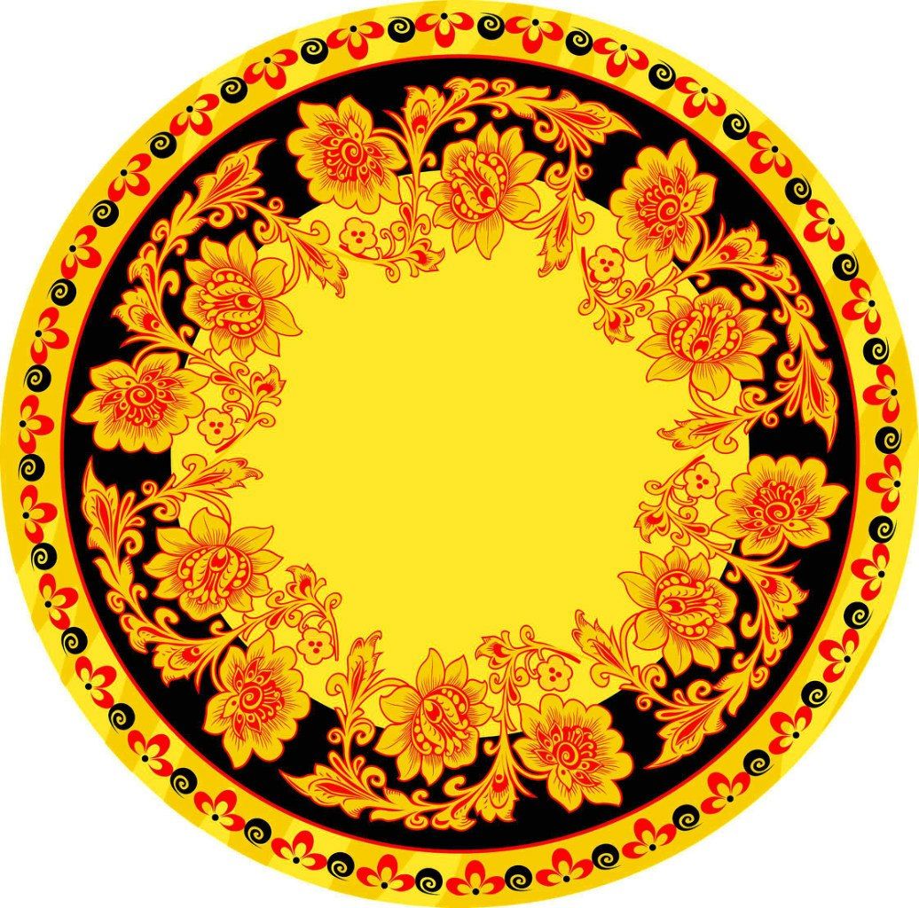 Национальный орнамент круг