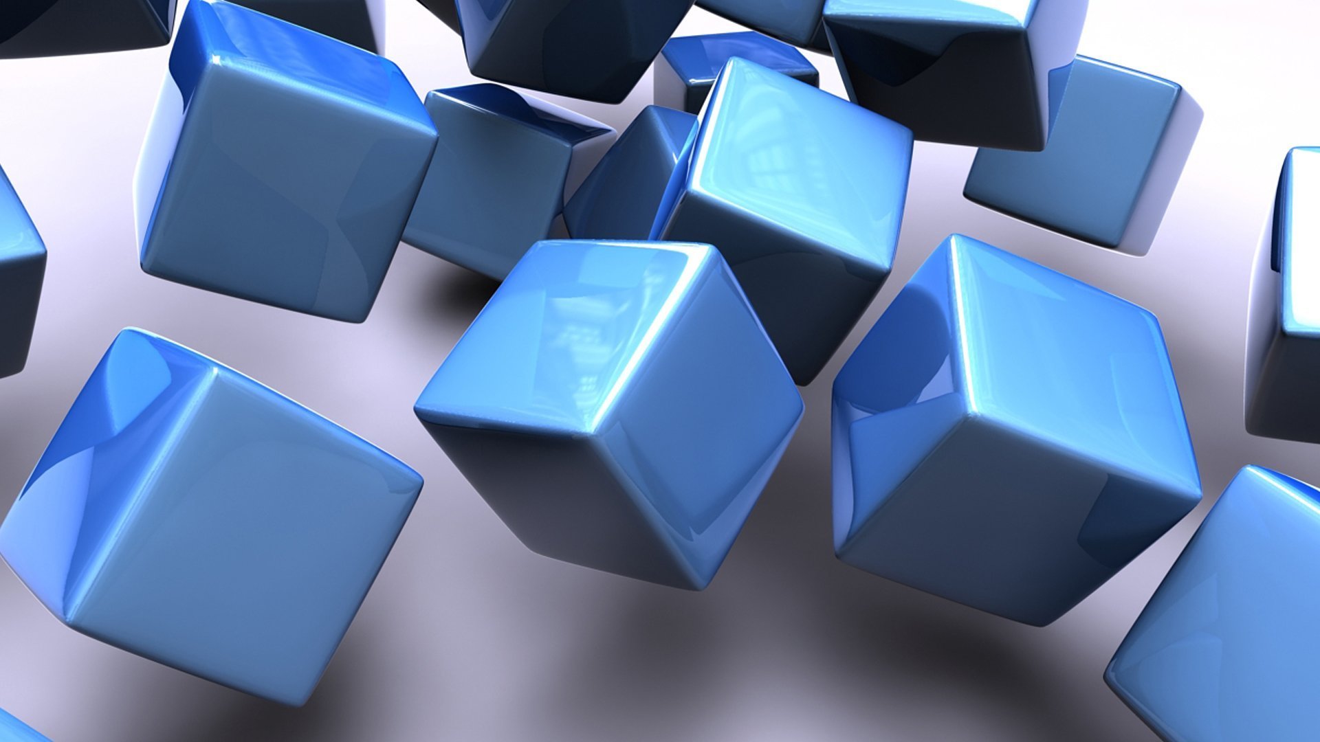 Синие кубы