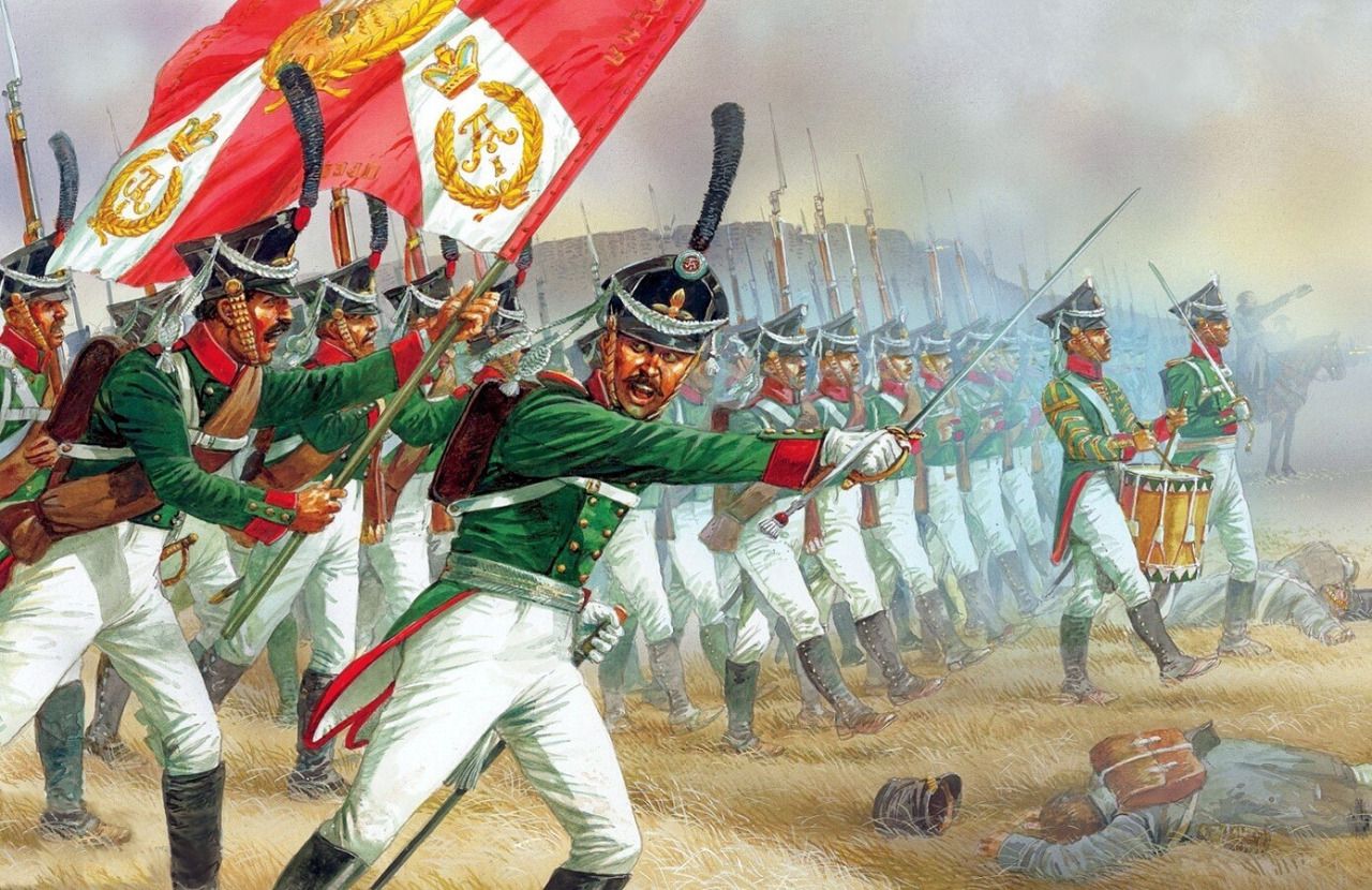Солдаты Наполеона 1812г