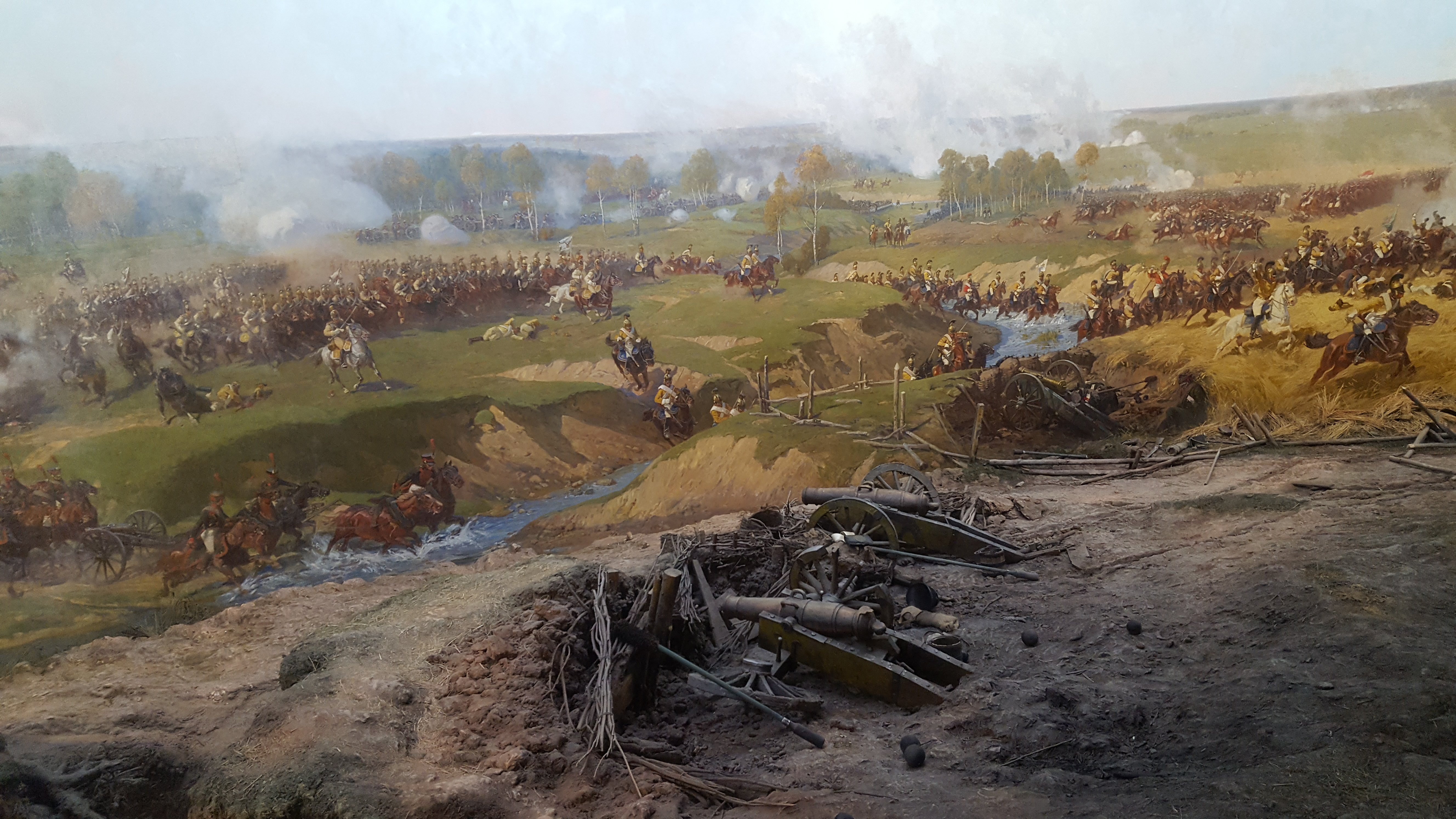 Шевардинский бой 1812 Бородинская панорама