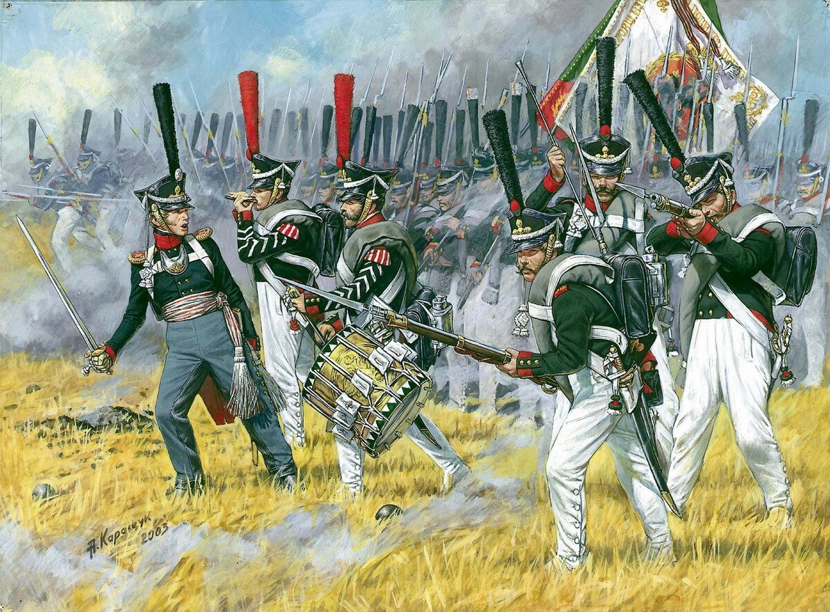 Русские гренадеры 1812 картины