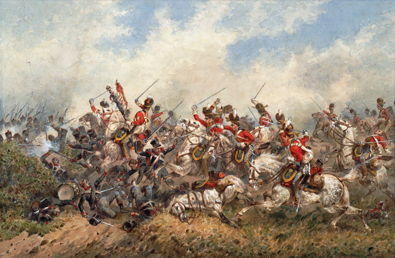 Наполеон битва Ватерлоо